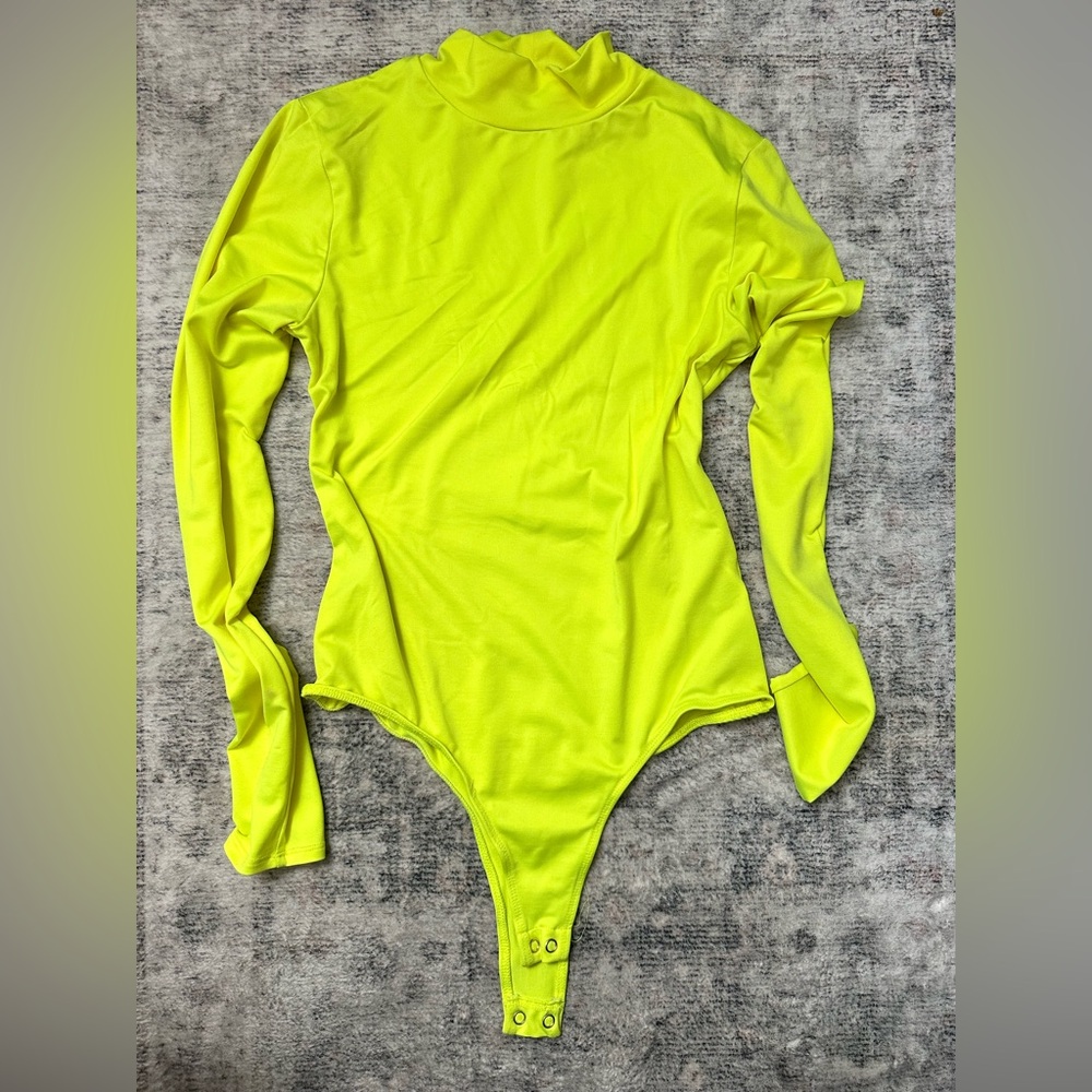 Vibrant Neon Yellow Bodysuit